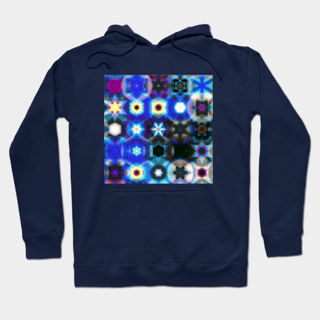 Colorful Stars, Snowflakes and Lights Hoodie by ImaginativeDesigns